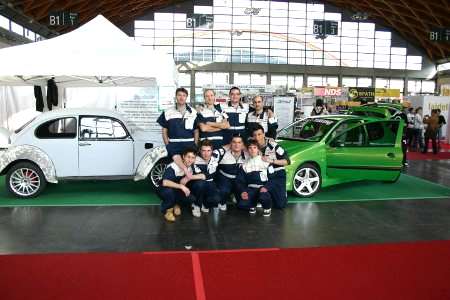 Gli allievi della scuola dell’auto dell’Istituto Provolo di Verona premiati a My Special Car Show 2010
