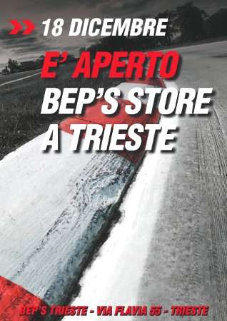 Locandina nuovo store Bep's a Trieste