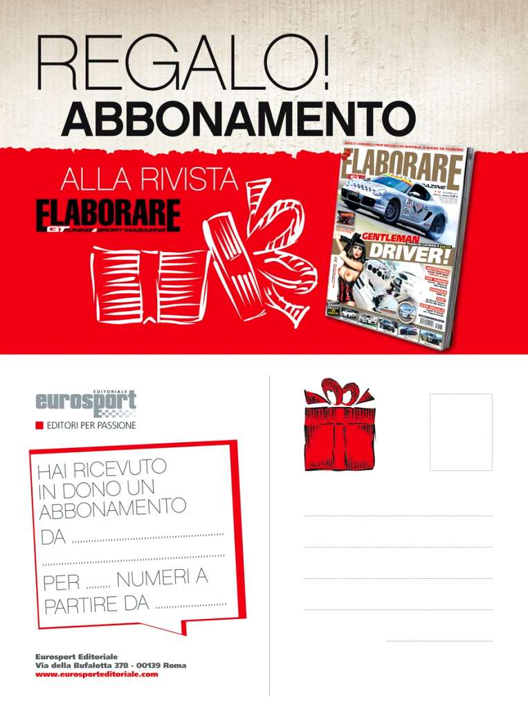 Cartolina abbonamento ELABORARE