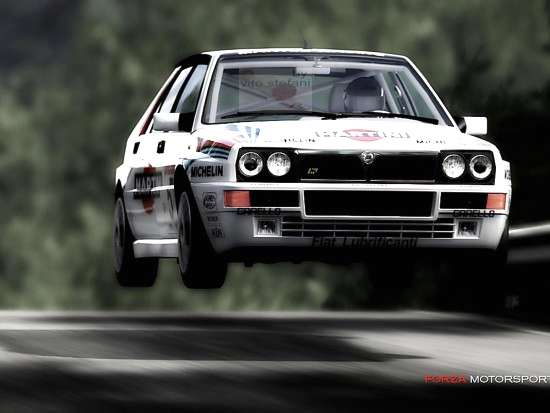 volo salto Lancia Delta Integrale