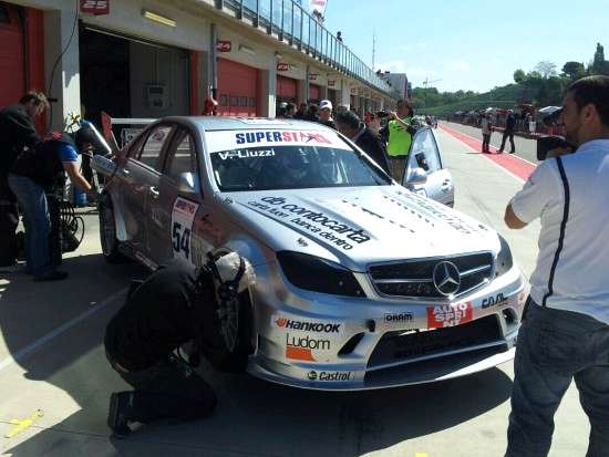 mercedes liuzzi superstars vallelunga 2012