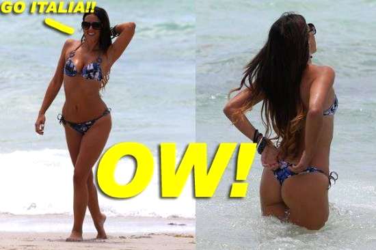 claudia romani modella mare