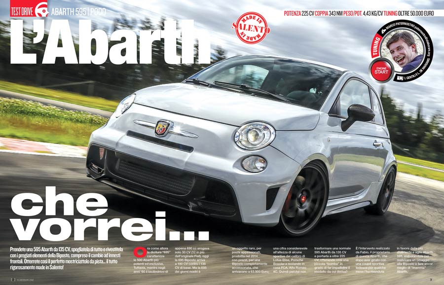 Abarth 595 elaborata con preparazione Podo