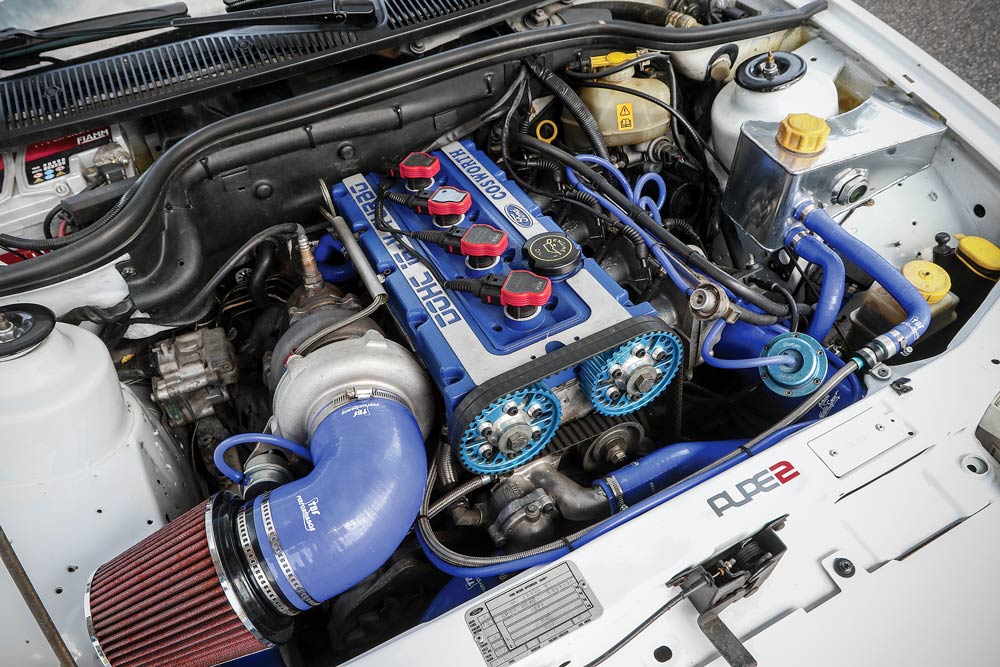 Ford Escort RS Cosworth elaborata con preparazione Al.Pe. 2 Motors - Motore