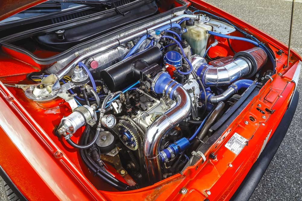 Fiat Uno Turbo elaborata motore