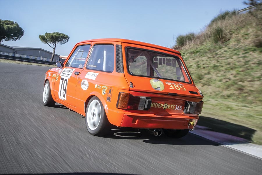 Autobianchi A112 Abarth auto storica elaborata 100 CV con preparazione Campoli Motorsport