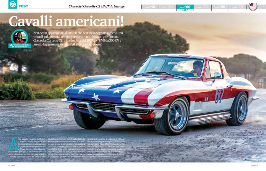 Chevrolet Corvette C2 auto storica americana elaborata da Buffalo Garage