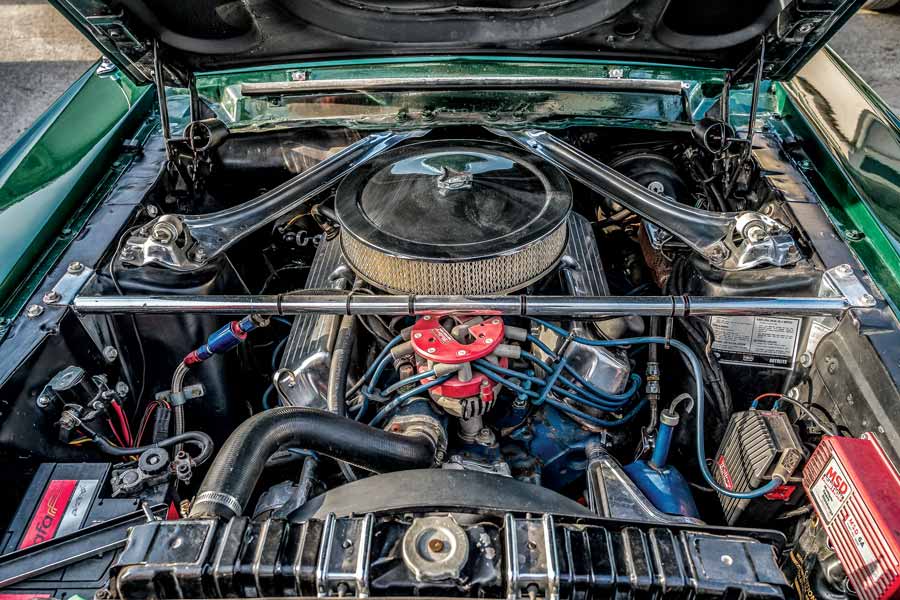Ford Mustang Fastback 1968 auto storica americana elaborata con preparazione Buffalo Garage