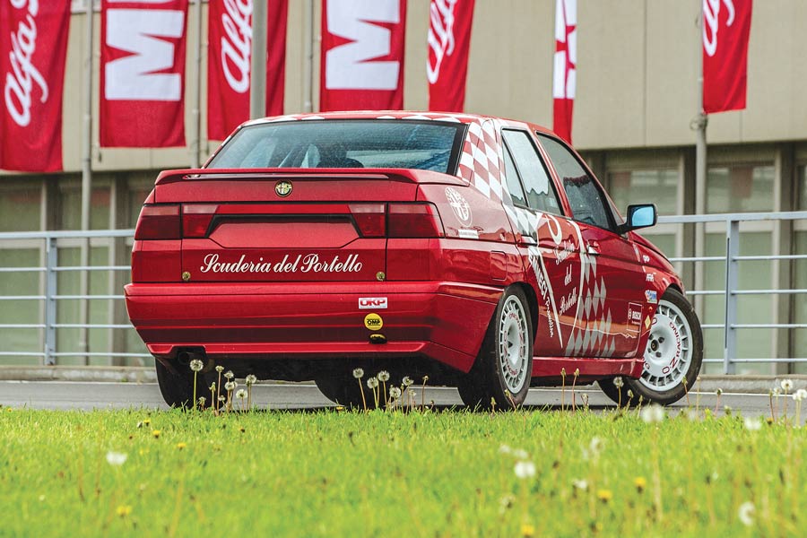 Alfa Romeo 155 Gruppo N auto storica elaborata con preparazione Scuderia del Portello