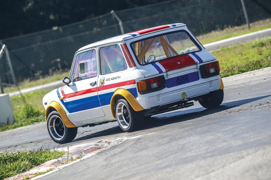 A112 Abarth auto storica elaborata con preparazione Scuderia Tricolore