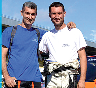 Gianluca e Rino Gabucci  titolari di Gabucci Autotecnica Elaborare Check Point