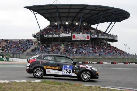 Il pilota Alquati alla 24H del Nuerburgring