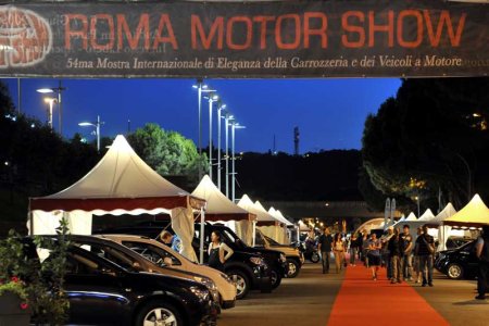  Roma Motor Show by night