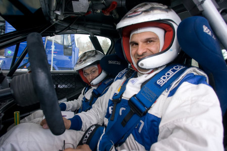 Andreucci e Andreussi nel cockpit della 207 Super 2000