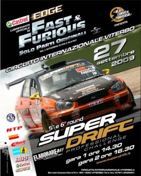 Manifesto Superdrift - 27 Settembre