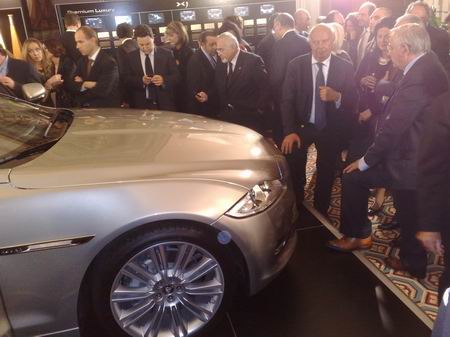  Invitati e vip alla presentazione della nuova Jaguar XJ