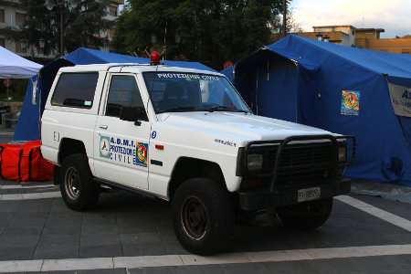 Jeep della Protezione Civile