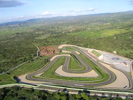 Vista aerea dell'Autodromo di Mores