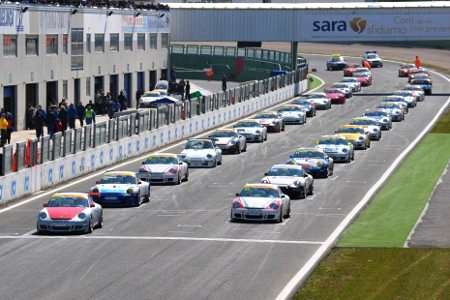 Targa Tricolore Porsche a Vallelunga