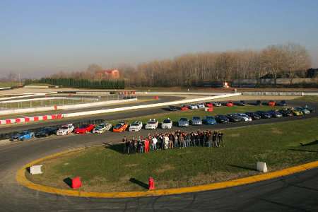 La pista dell'autodromo di Castelletto di Branduzzo