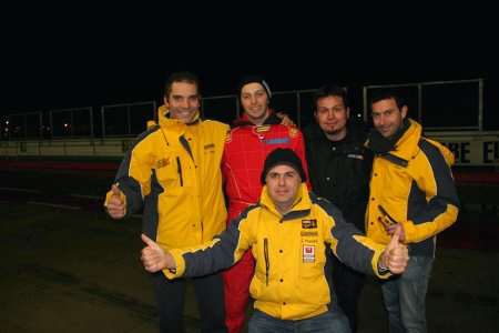 Il Team Elaborare: Giovanni Mancini, Paolo Turco, Claudio Galiena, Lorenzo Baroni, Giorgio Prisco