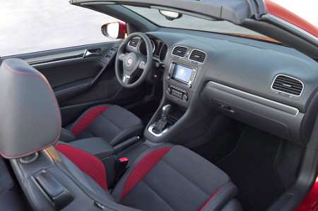 Golf Cabriolet con interni Alcantara