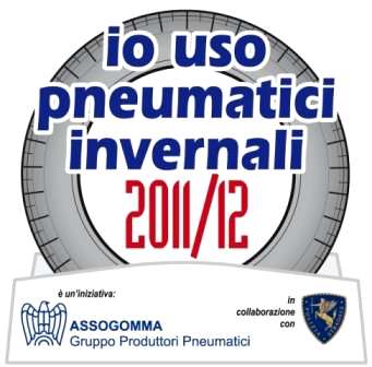 Adesivo campagna "Io uso pneumatici invernali"