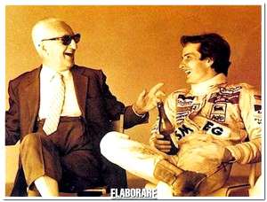 Enzo Ferrari e Gilles Villeneuve
