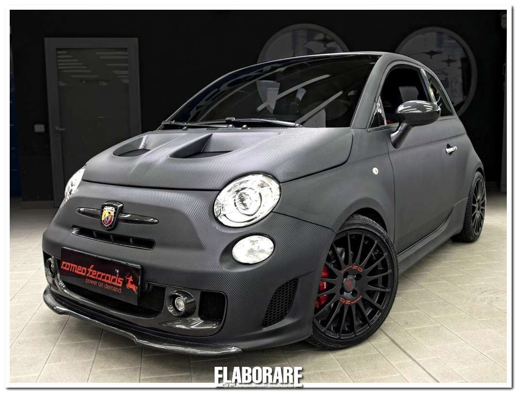 Fiat 500 Abarth in carbonio by Romeo Ferraris