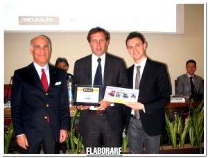 Angelo Sticchi Damiani, Marco Alù, Direttore Relazioni Esterne Ford Italia, Claudio Cangialosi,