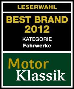 Bilstein Best Brand 2012