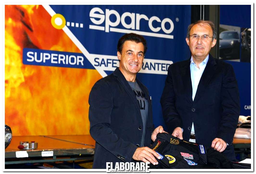 Jean Alesi e Claudio Pastoris AD Sparco