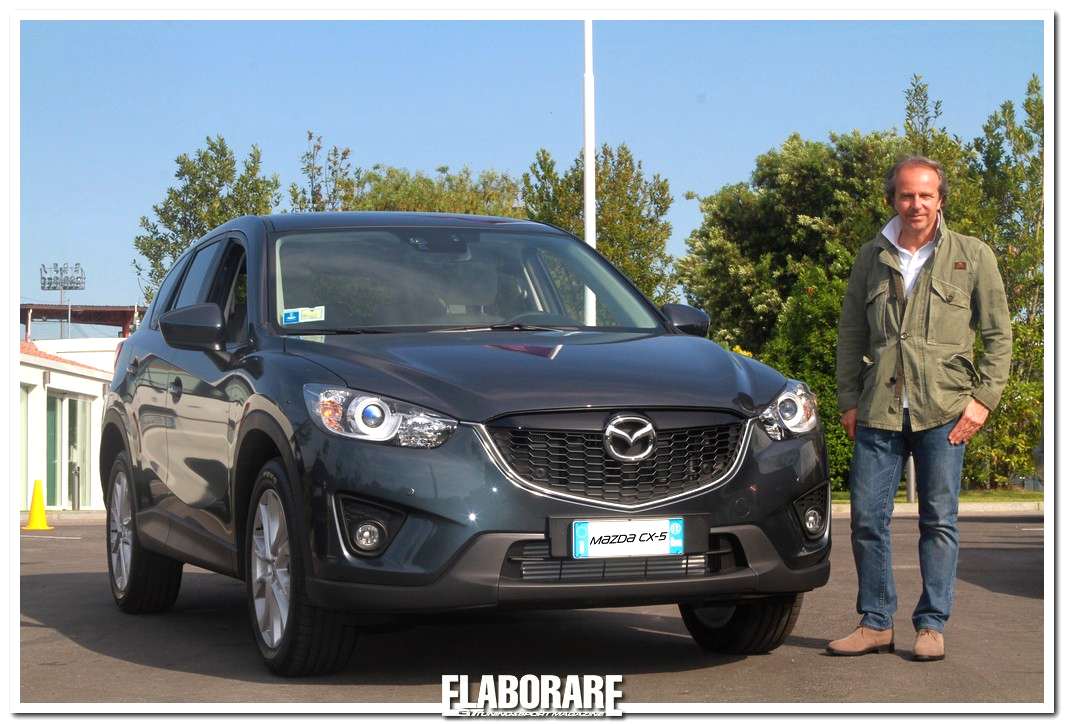 Andrea Della Valle con il nuovo Mazda CX-5