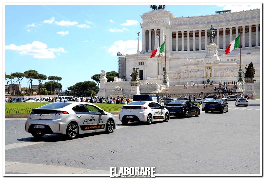 Opel Ampera in tour a Roma