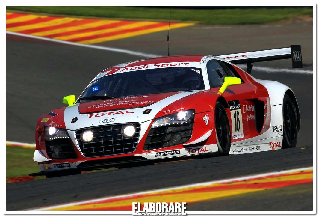 Audi R8 LMS in gara alla 24h di Spa