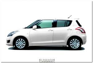 Vista laterale Suzuki Swift Style-S