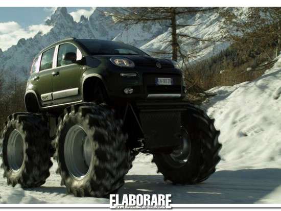 Panda Monster Truck