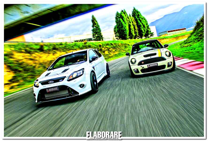 Ford Focus RS e Mini Cooper S