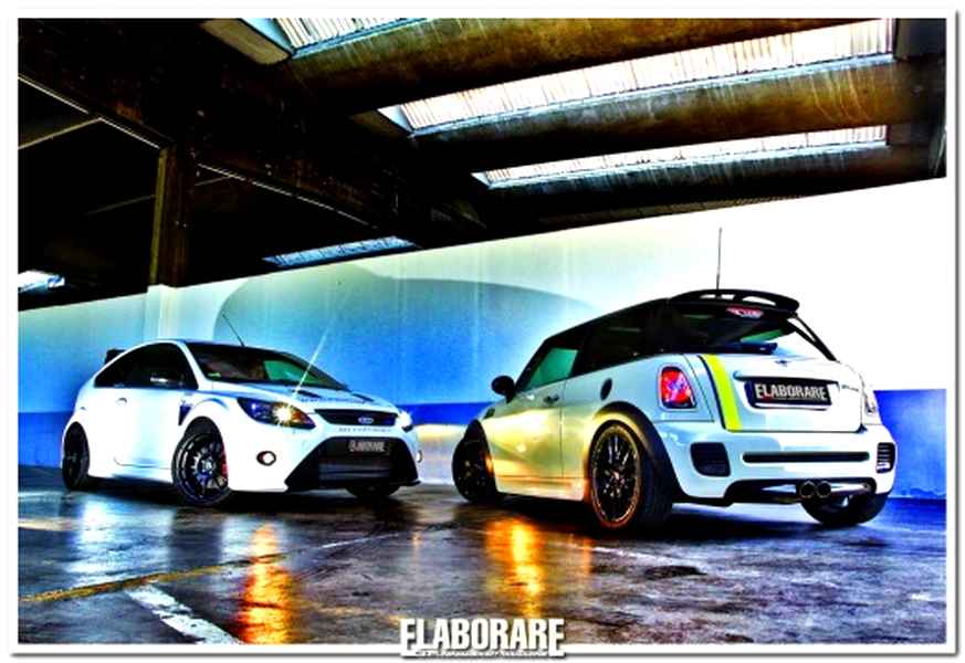 Ford Focus RS e Mini Cooper S