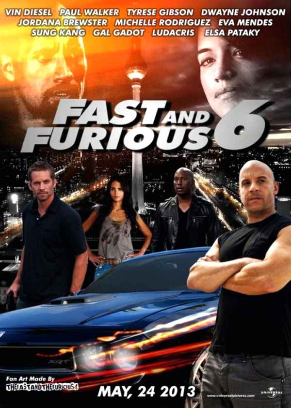 Locandina Fast and Furious 6