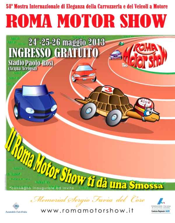 Locandina Roma Motor Show 2013