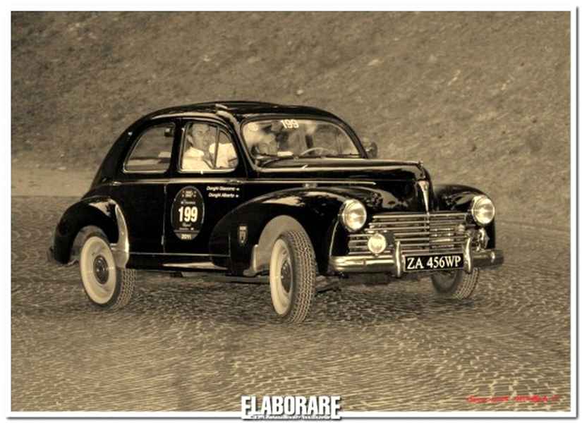 Peugeot 203 a Mille Miglia 