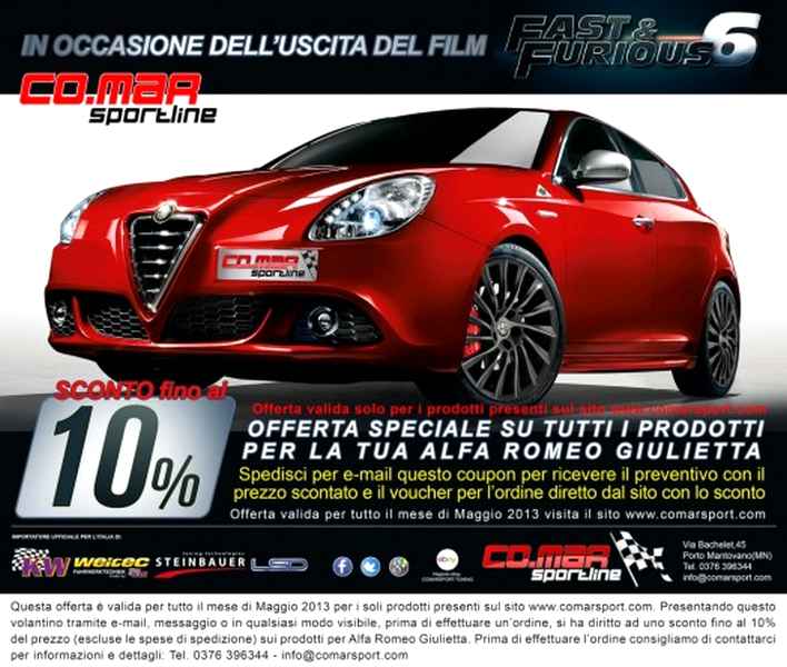 Alfa Romeo Giulietta by Comar sportline