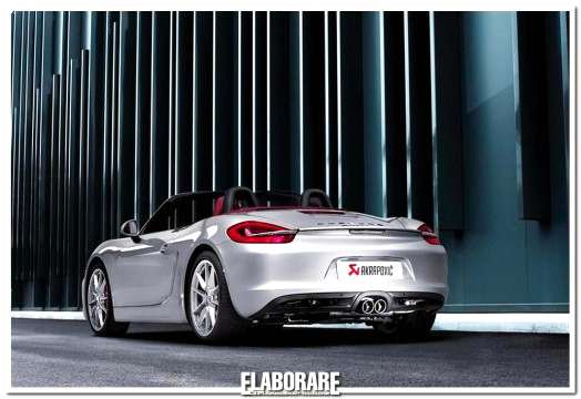 Impianto di scarico in titanio per Porsche Boxster by Akrapovič