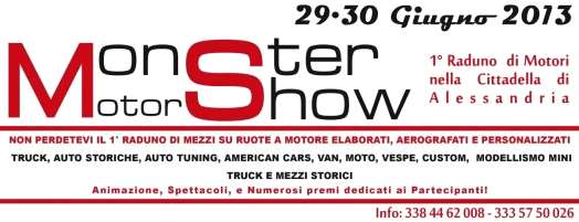 Locandina Monster Motor Show 2013