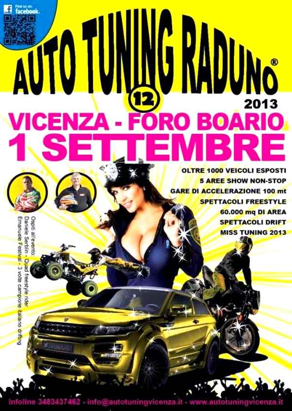 Locandina Raduno Auto Tuning Vicenza