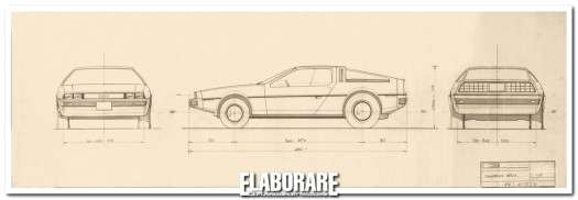 La DeLorean disegnata da Giorgetto Giugiaro