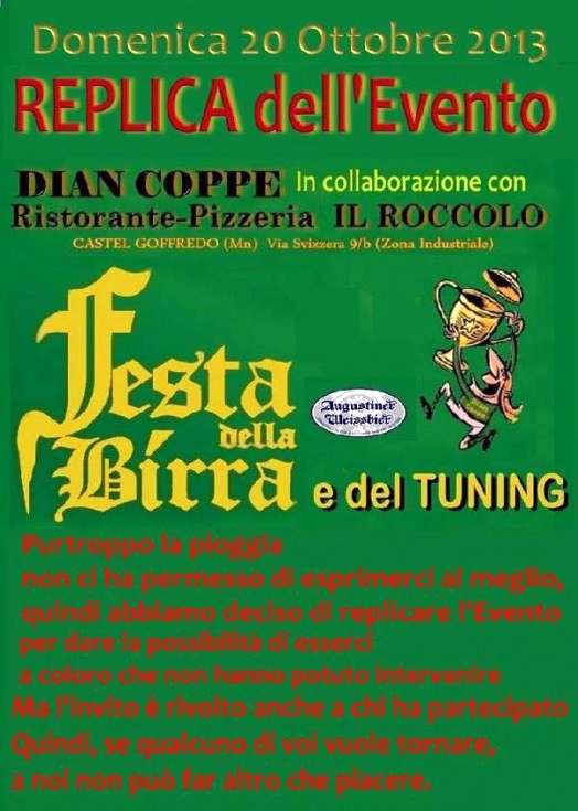 locandina Festa della Birra e del Tuning