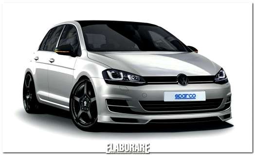 VW Golf con Sparco RTT Matt Black by OZ Racing 