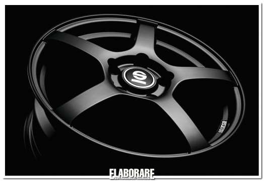 Sparco RTT Matt Black 5 fori by OZ Racing